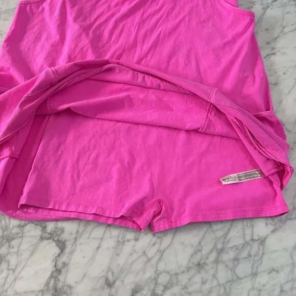 FP Movement Hot Shot Mini Dress Free People Living Magenta Pink Size L