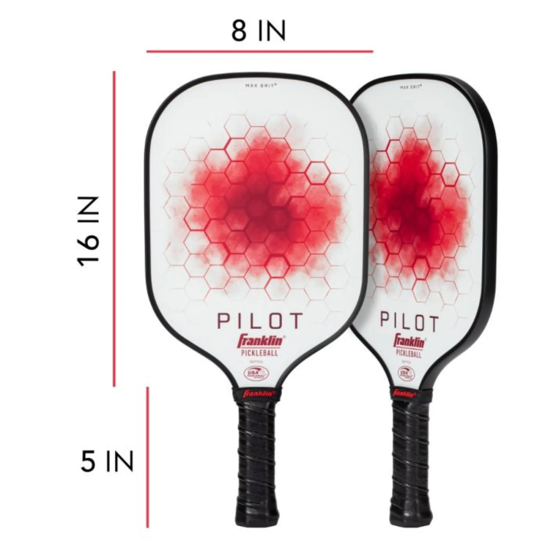 Franklin Pilot Series Fibreglass Pickleball Paddle with Maxgrit