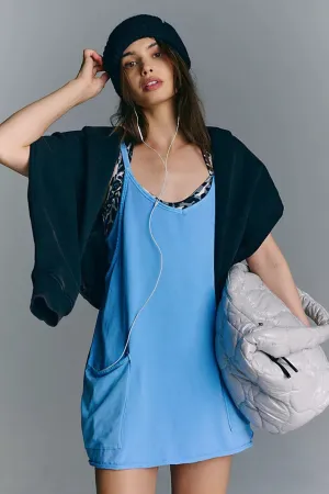 Free People: Hot Shot Mini Dress in Blueberry