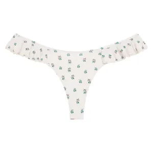 Fruity Floral Ruffle Uno Bikini Bottom