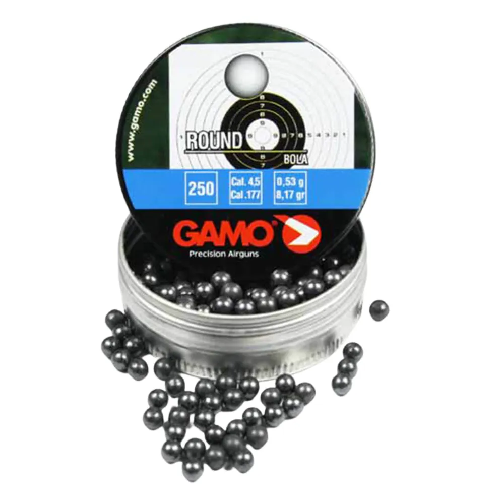 Gamo 4.5mm Round 250 Bullets