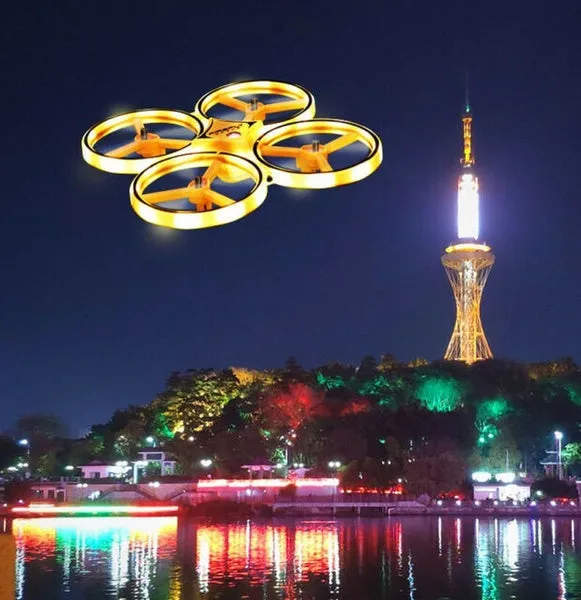Gesture Control Drone Rc Quadcopter Aircraft with Smart Watch Controlled