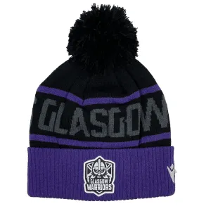 Glasgow Warriors 24/25 Pom Pom Beanie by Macron