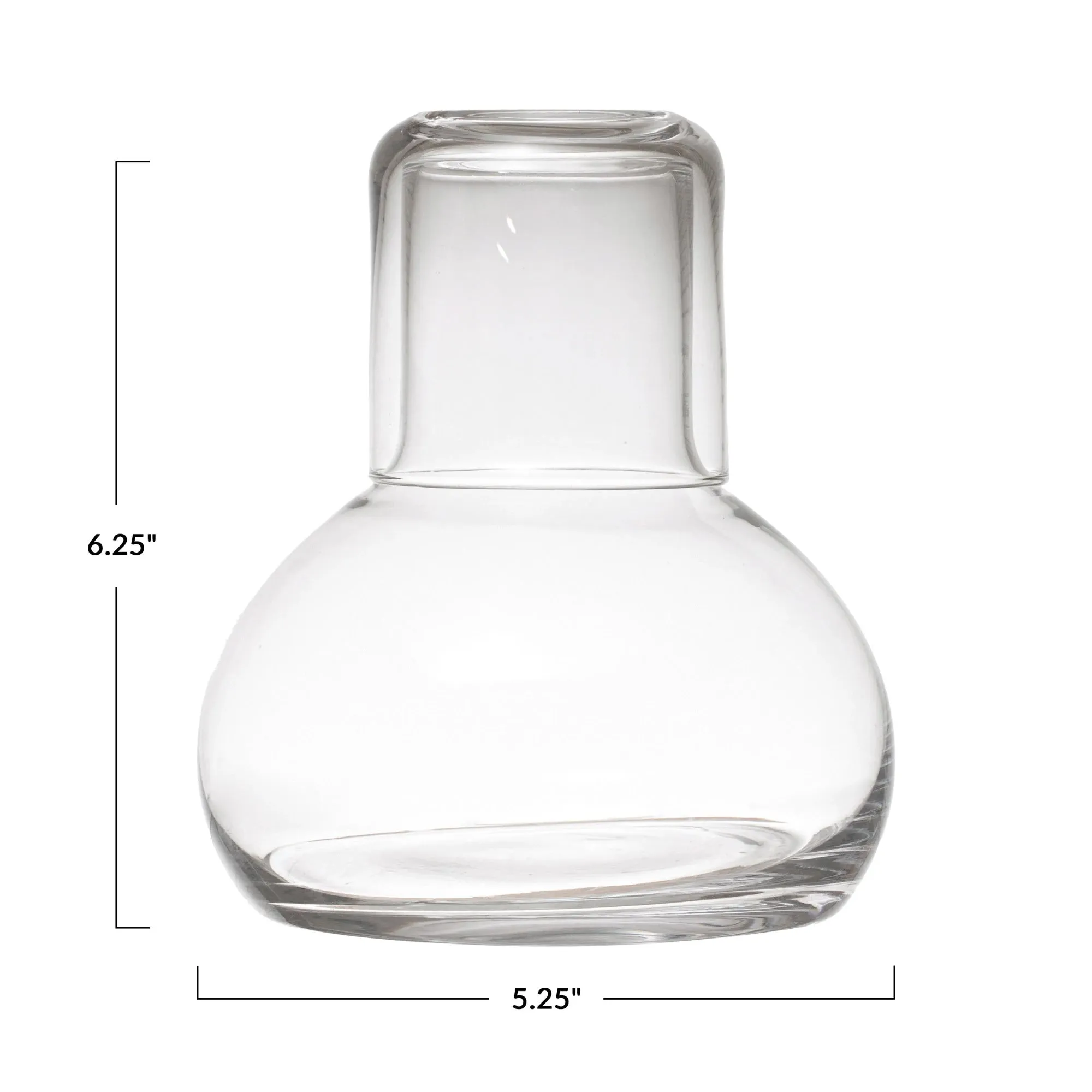Glass Carafe with Glass