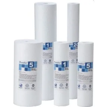 Global Water Solutions 20 Inch Jumbo Polisediment Spunfilter Cartridge 28X114X511MM 600G 20 Micron PP2020BB-G
