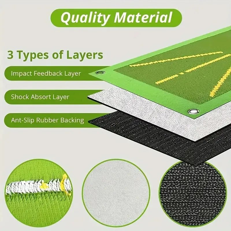 Golf Training Mat For Swing Detection, Golf Impact Mat