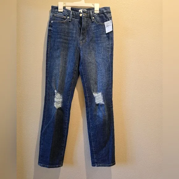 Good American - Good Classic Straight Jeans Indigo 207 Sz 28 NWT