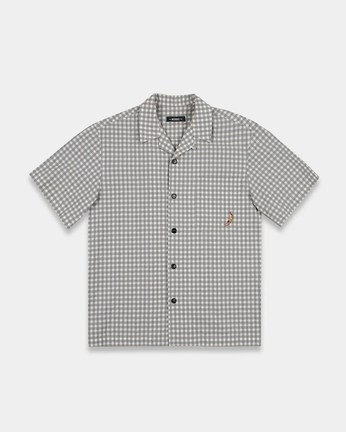 Grey Vichy Seersucker Shirt