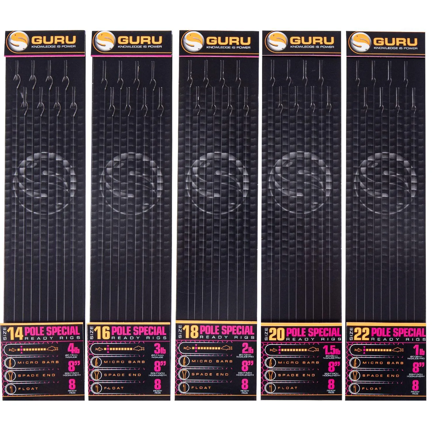 Guru Pole Special Ready 8" Rigs