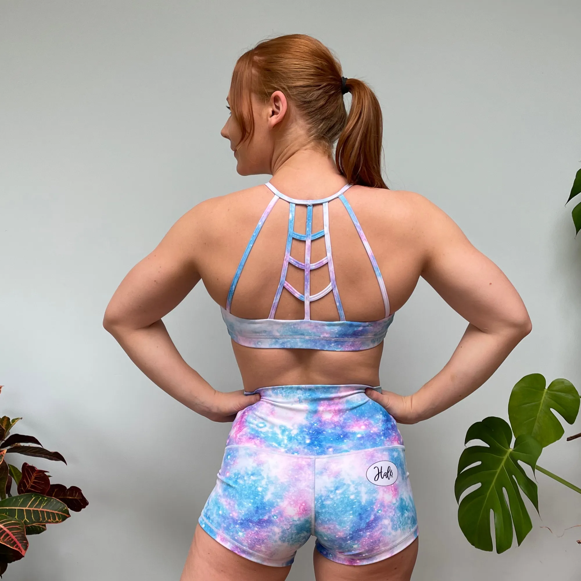 Halo Summer Galactic High Rise Roll Down Booty Shorts
