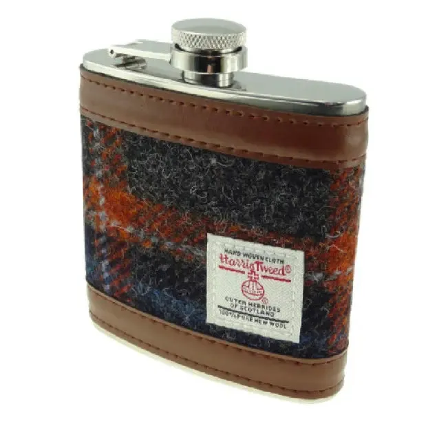 Harris Tweed Hip Flask
