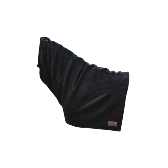 Heavy Fleece Horse Scarf - Black