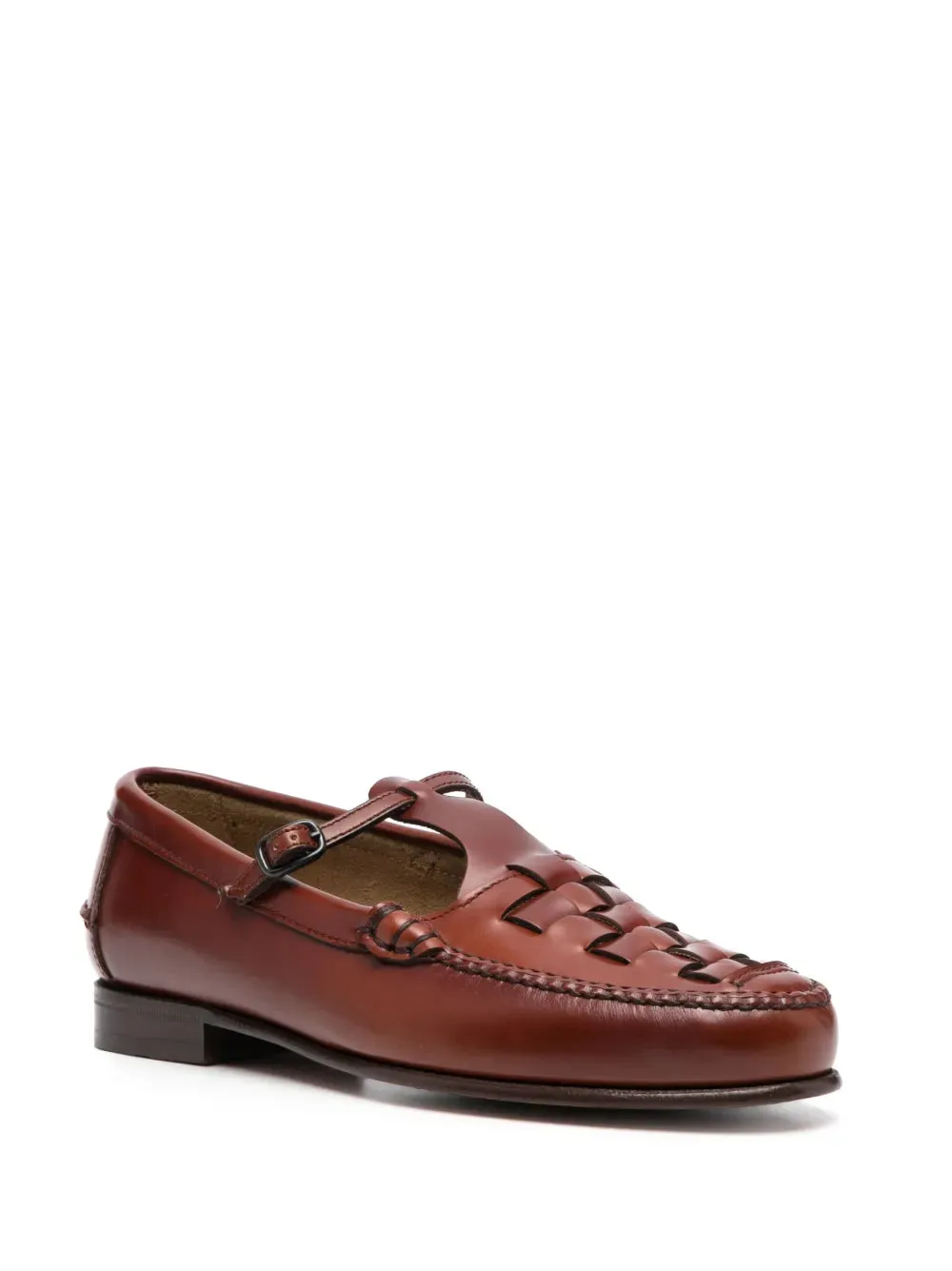 Hereu Ferriol T-bar leather loafers