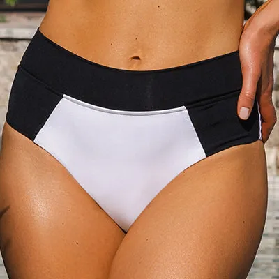 High Waist Bottom with Front Panels