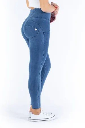 High waist Butt lifting Shaping jeans/Jeggings - Light blue
