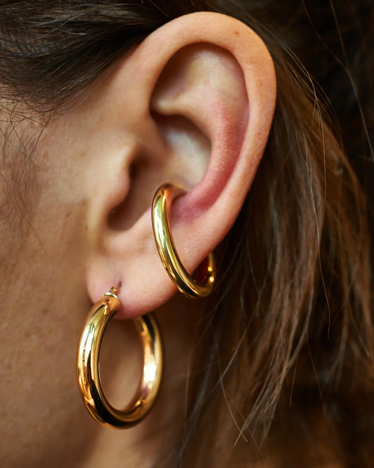 Hollow Hoop Earring