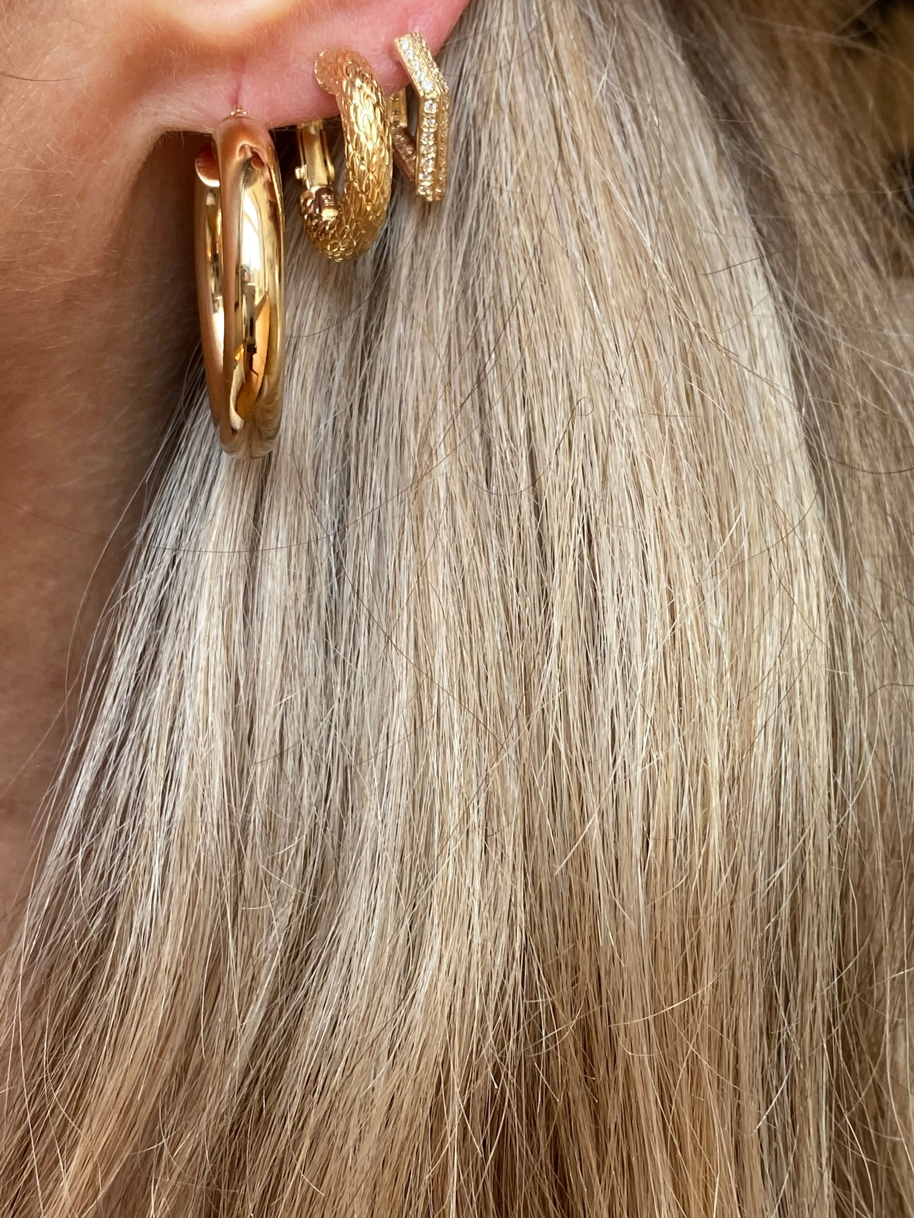 Hollow Hoop Earring