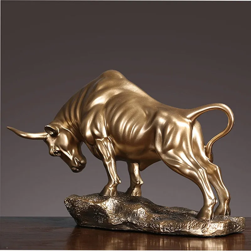 Home Décor Bull Sculpture