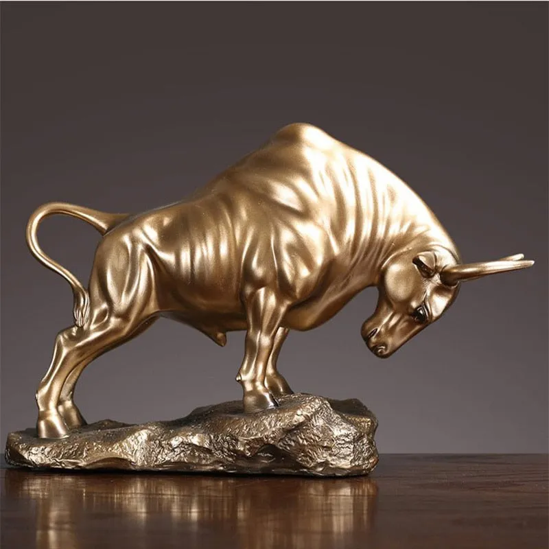 Home Décor Bull Sculpture