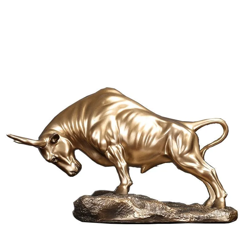 Home Décor Bull Sculpture