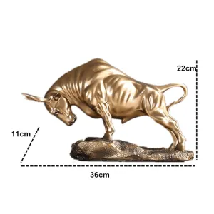 Home Décor Bull Sculpture
