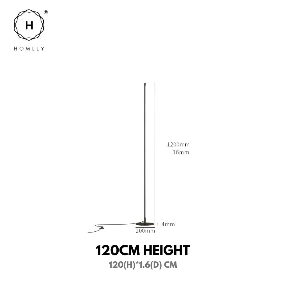 Homlly Minimalist Dimmable Corner Lighting Standing Tall Floor Lamp