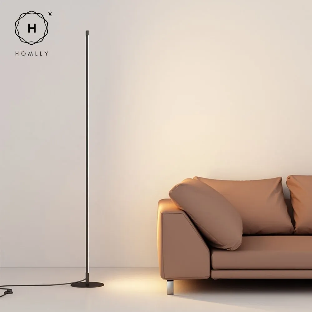 Homlly Minimalist Dimmable Corner Lighting Standing Tall Floor Lamp
