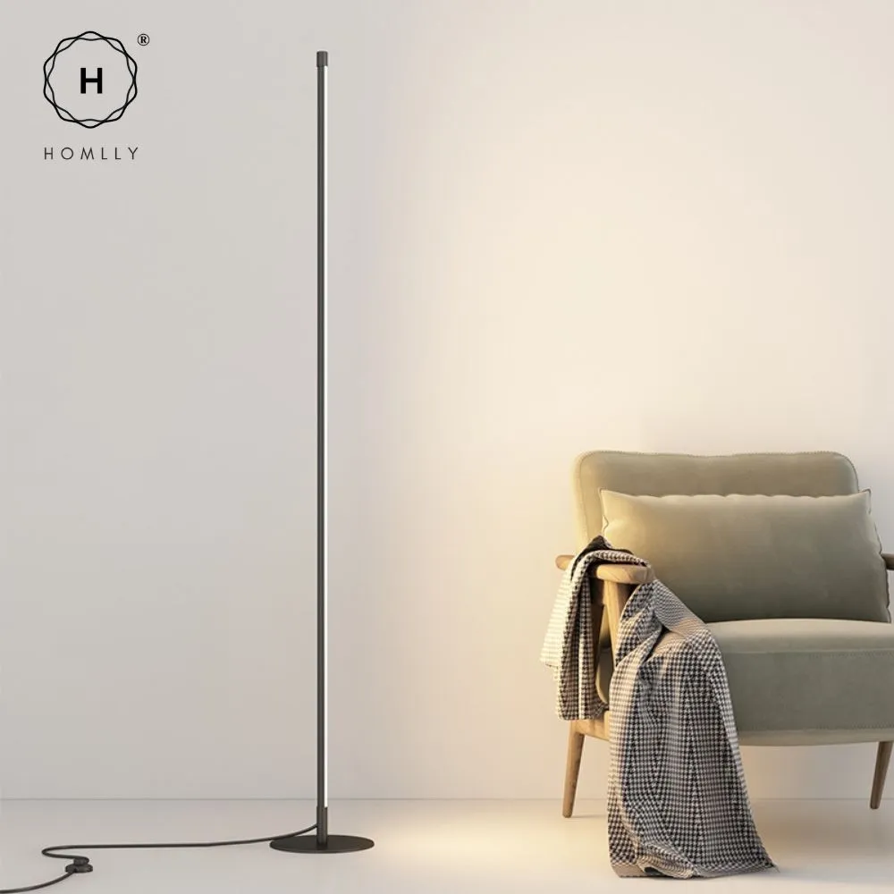 Homlly Minimalist Dimmable Corner Lighting Standing Tall Floor Lamp