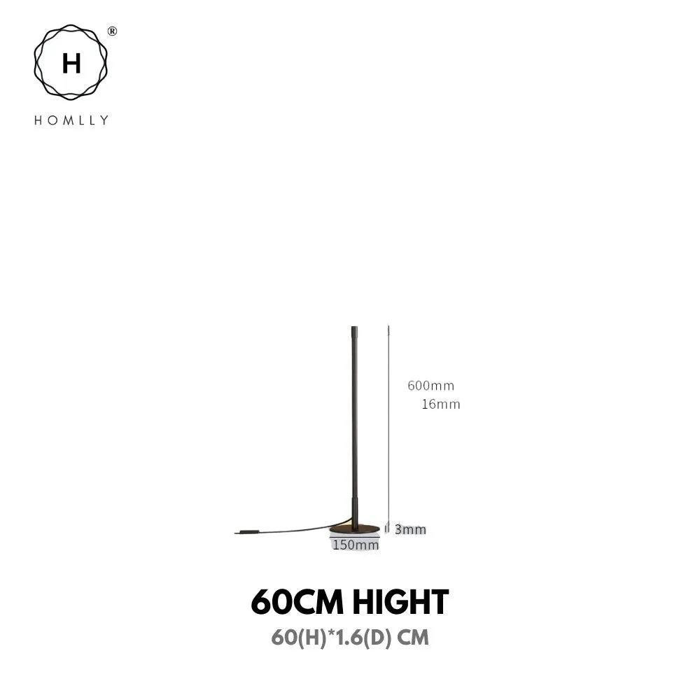 Homlly Minimalist Dimmable Corner Lighting Standing Tall Floor Lamp