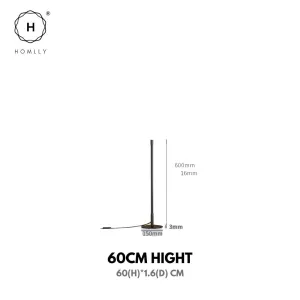 Homlly Minimalist Dimmable Corner Lighting Standing Tall Floor Lamp