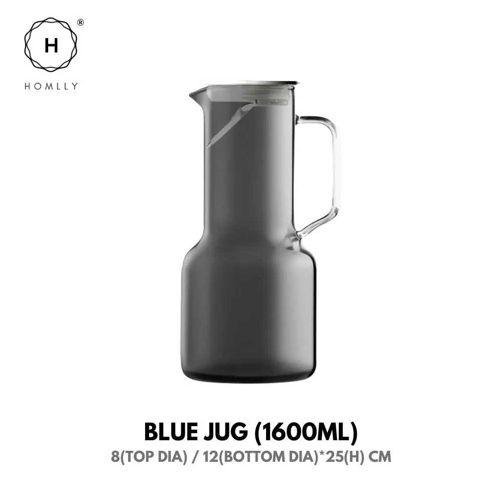 Homlly Qutto Boro Water & Juice Carafe Jug & Cups