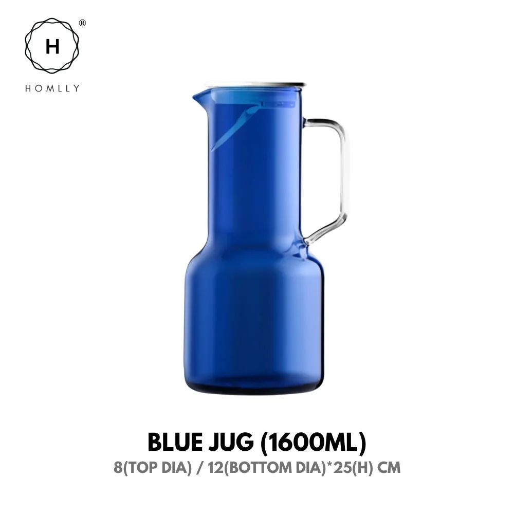 Homlly Qutto Boro Water & Juice Carafe Jug & Cups