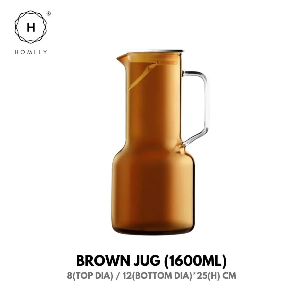 Homlly Qutto Boro Water & Juice Carafe Jug & Cups
