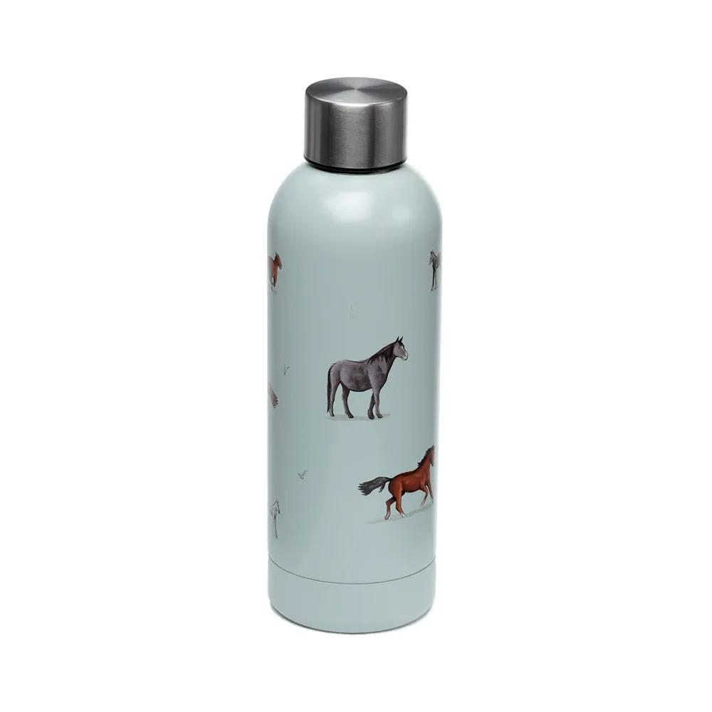Horses Stainless Steel Thermal Insulated Drinks Bottle