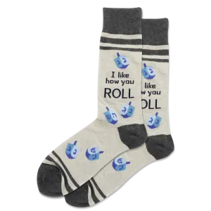 HOTSOX Men's I Like How You Roll Crew Socks