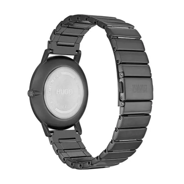 Hugo Echo Grey IP Bracelet Watch