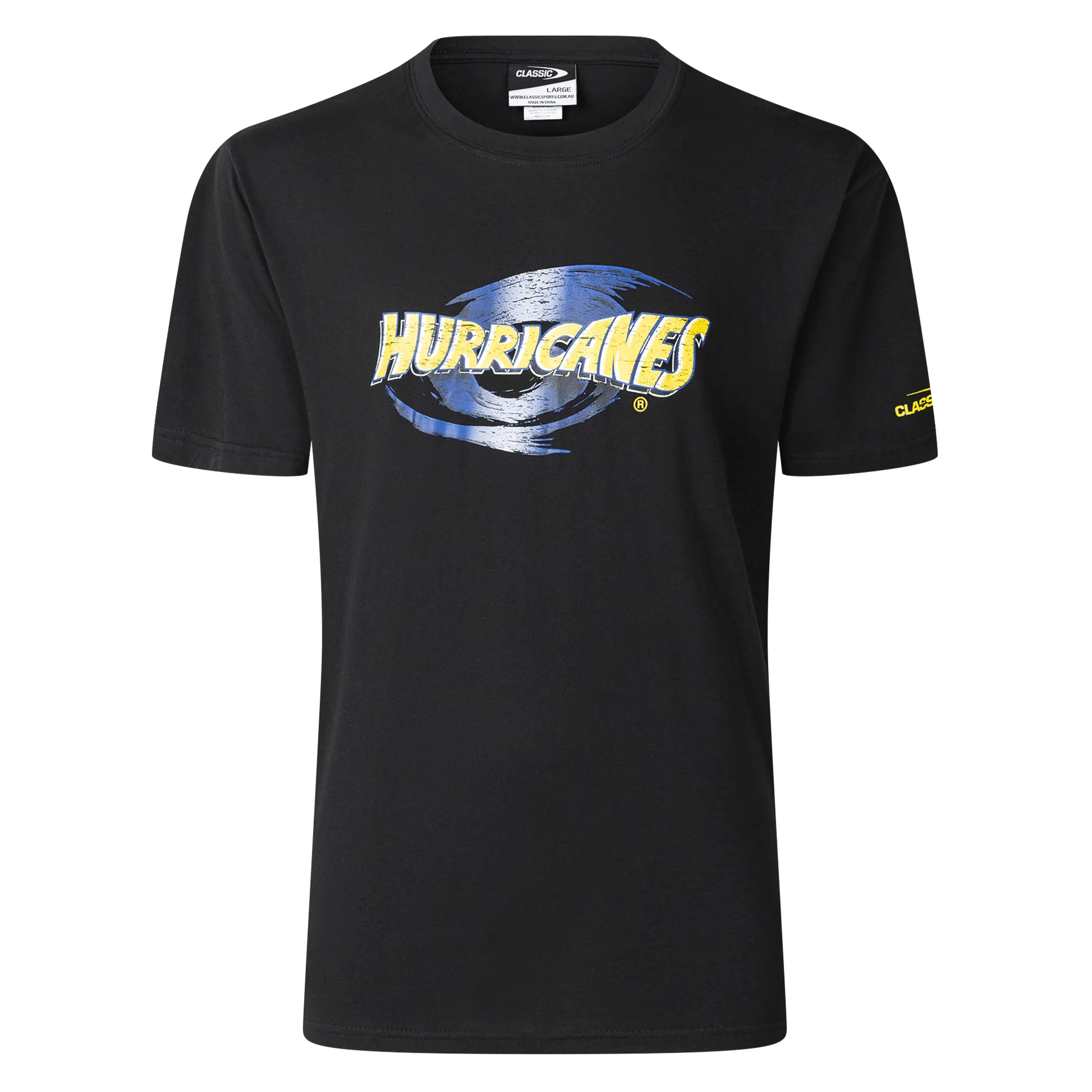 Hurricanes Super Rugby 25/26 Supporters Retro Cotton Tee by Classic Sportswear