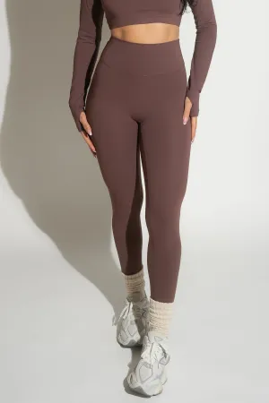 Icon Legging - Mahogany