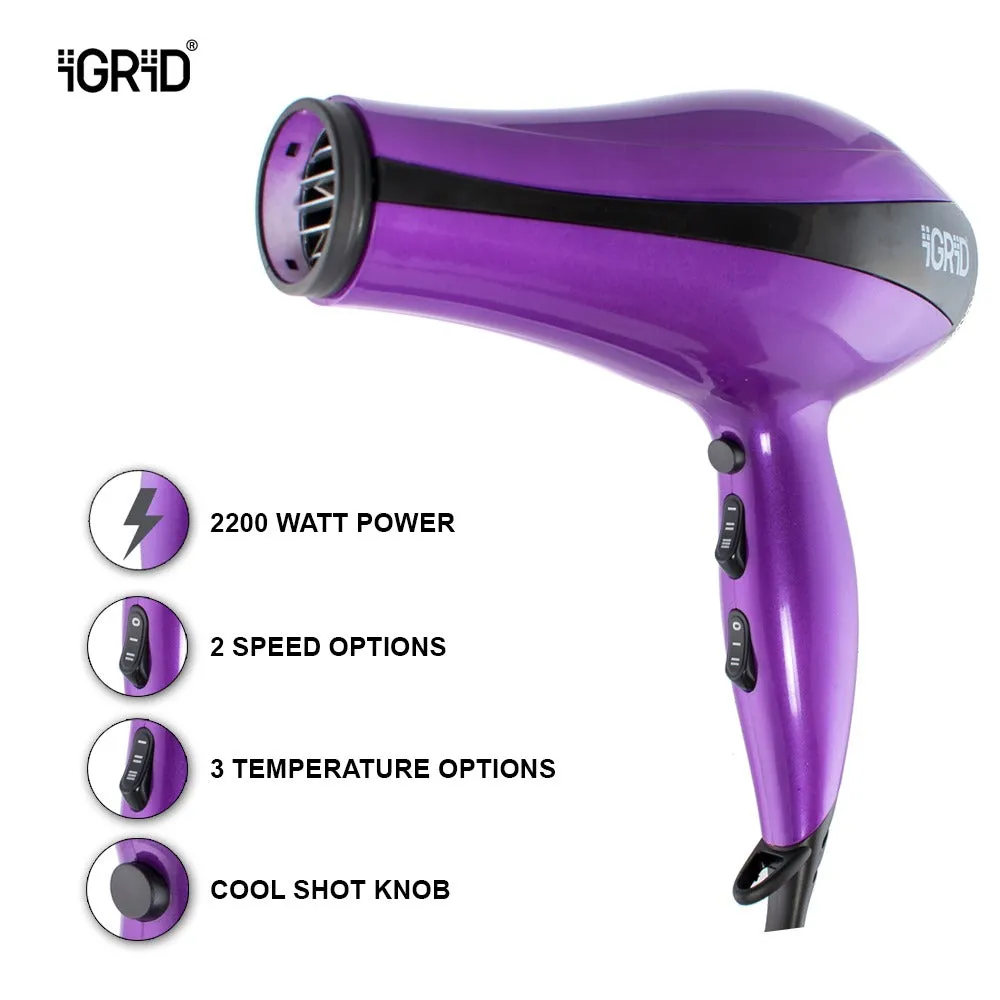iGRiD Hair Dryer 2200w - BLHC1645