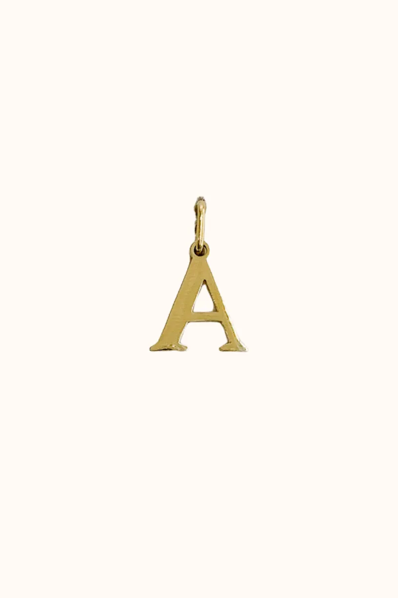 Initial Charm (Stainless Steel)