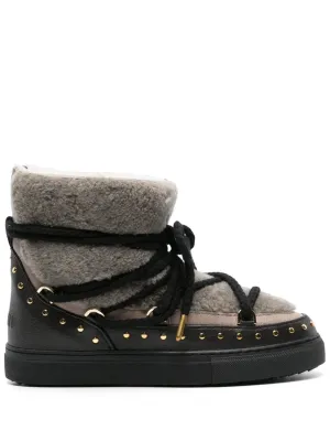 Inuikii shearling lace-up boots