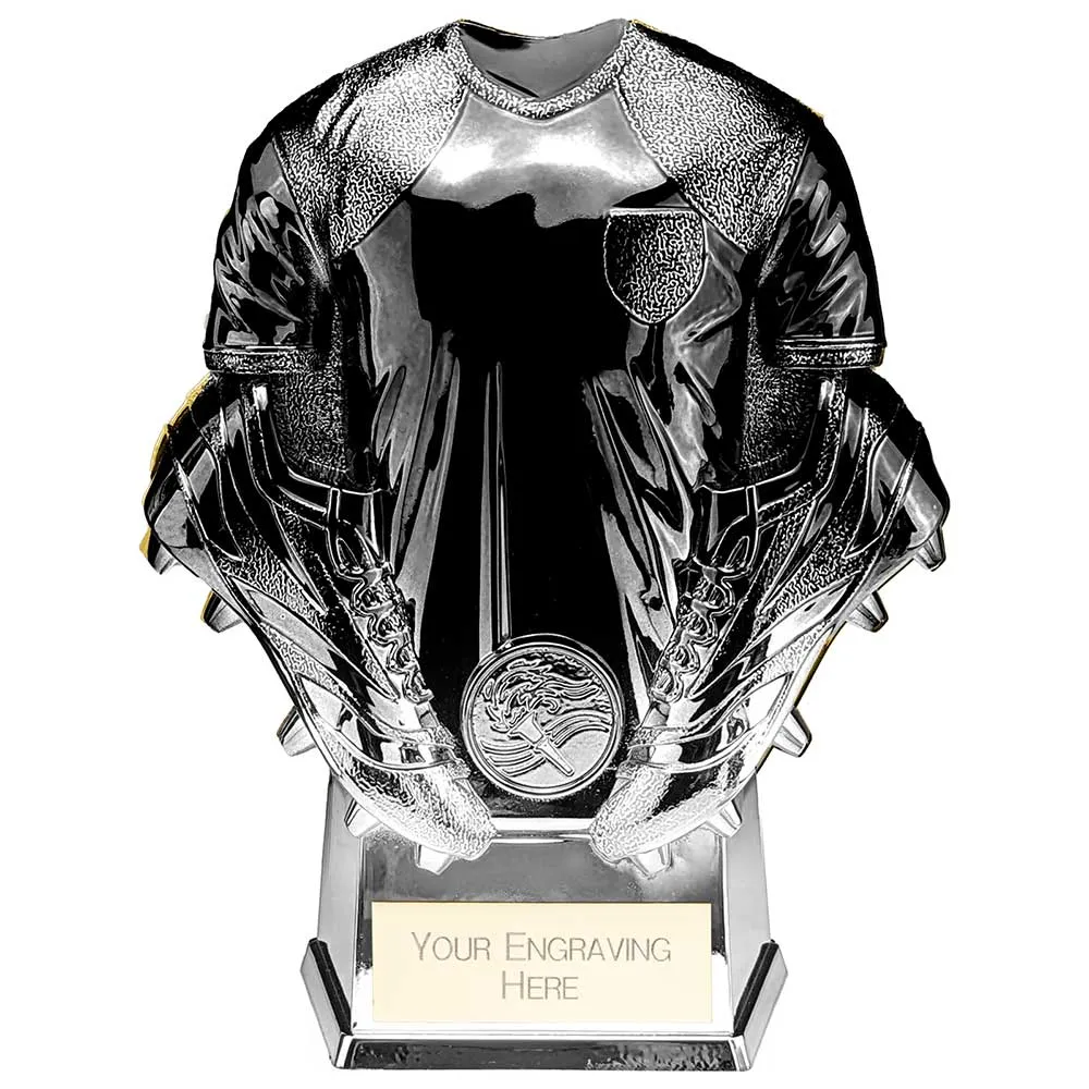 Invincible Heavyweight Rugby Shirt Award - Carbon Black and Platinum