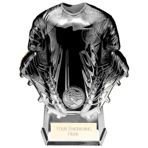 Invincible Heavyweight Rugby Shirt Award - Carbon Black and Platinum