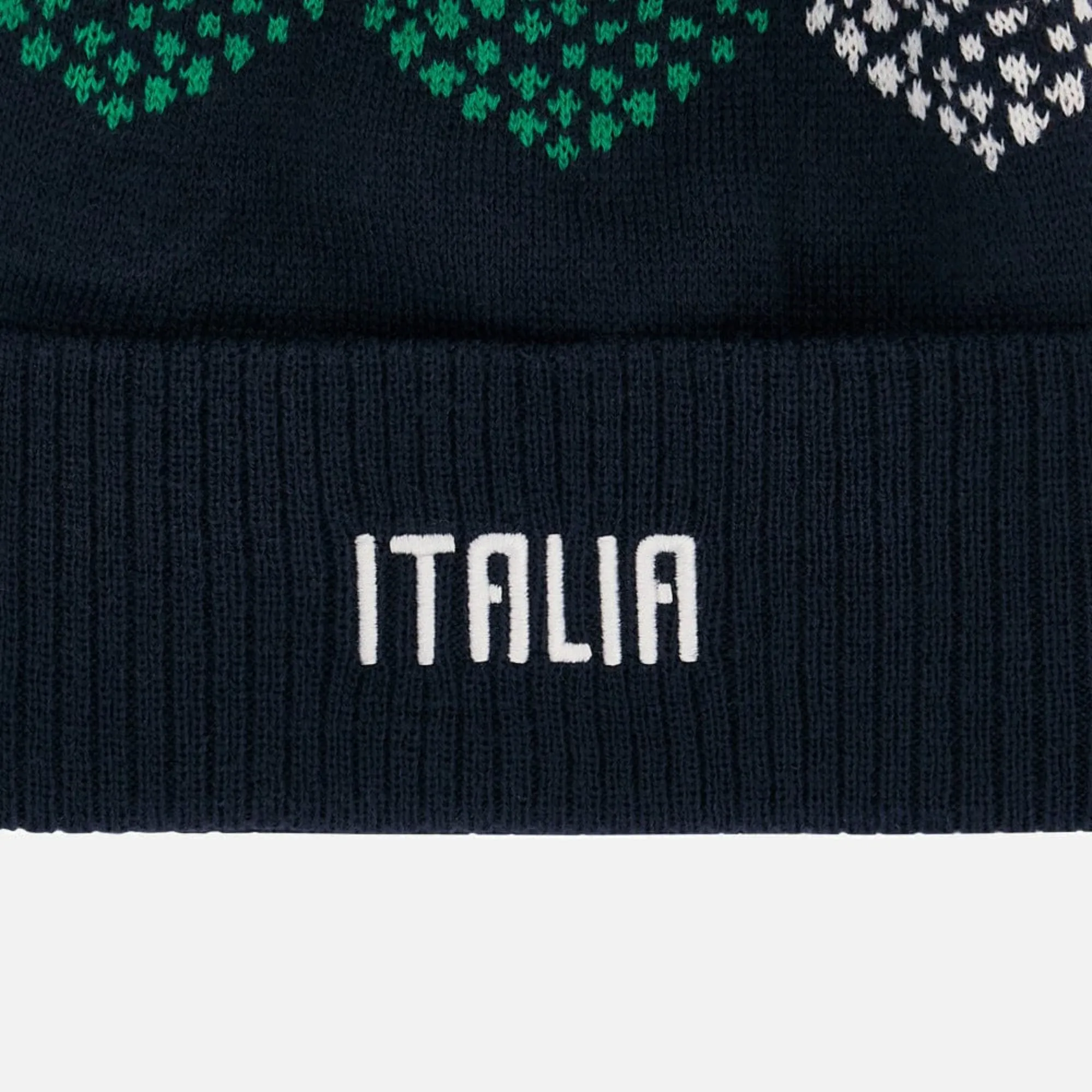 Italy FIR Knit Pom Pom Beanie 22/23 by Macron