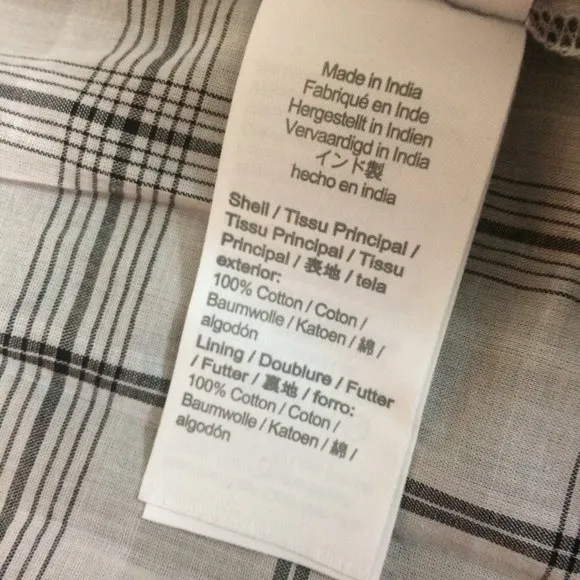 J. Crew Cotton Wrap Dress 2X