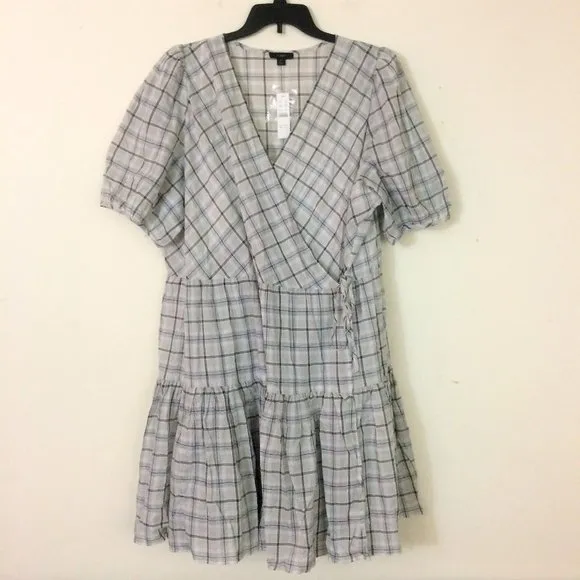 J. Crew Cotton Wrap Dress 2X