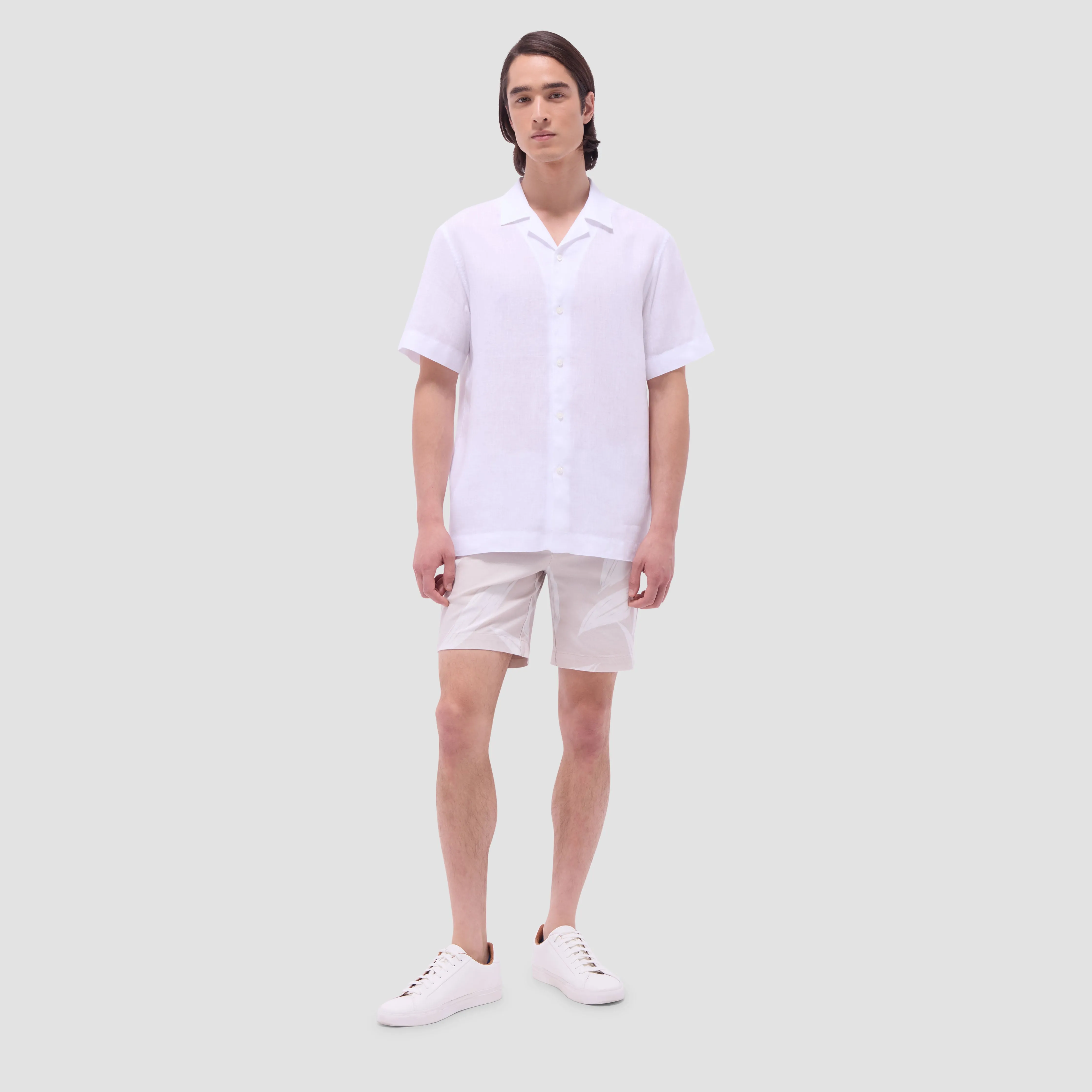Jackson Solid Linen Camp Shirt