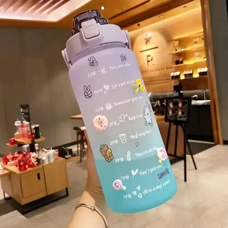 Kawaii Motivation Water Bottle