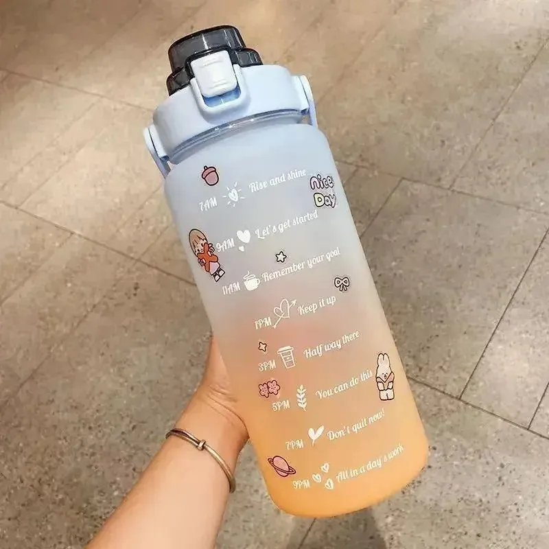 Kawaii Motivation Water Bottle