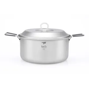 Keith 2-Piece Titanium Pot and Pan Cook Set 2.5L